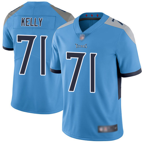 Tennessee Titans Limited Light Blue Men Dennis Kelly Alternate Jersey NFL Football #71 Vapor Untouchable